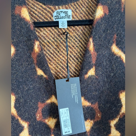 BNWT Target Tortoise Cardigan - Future Collective - size XS - Picture 3 of 5